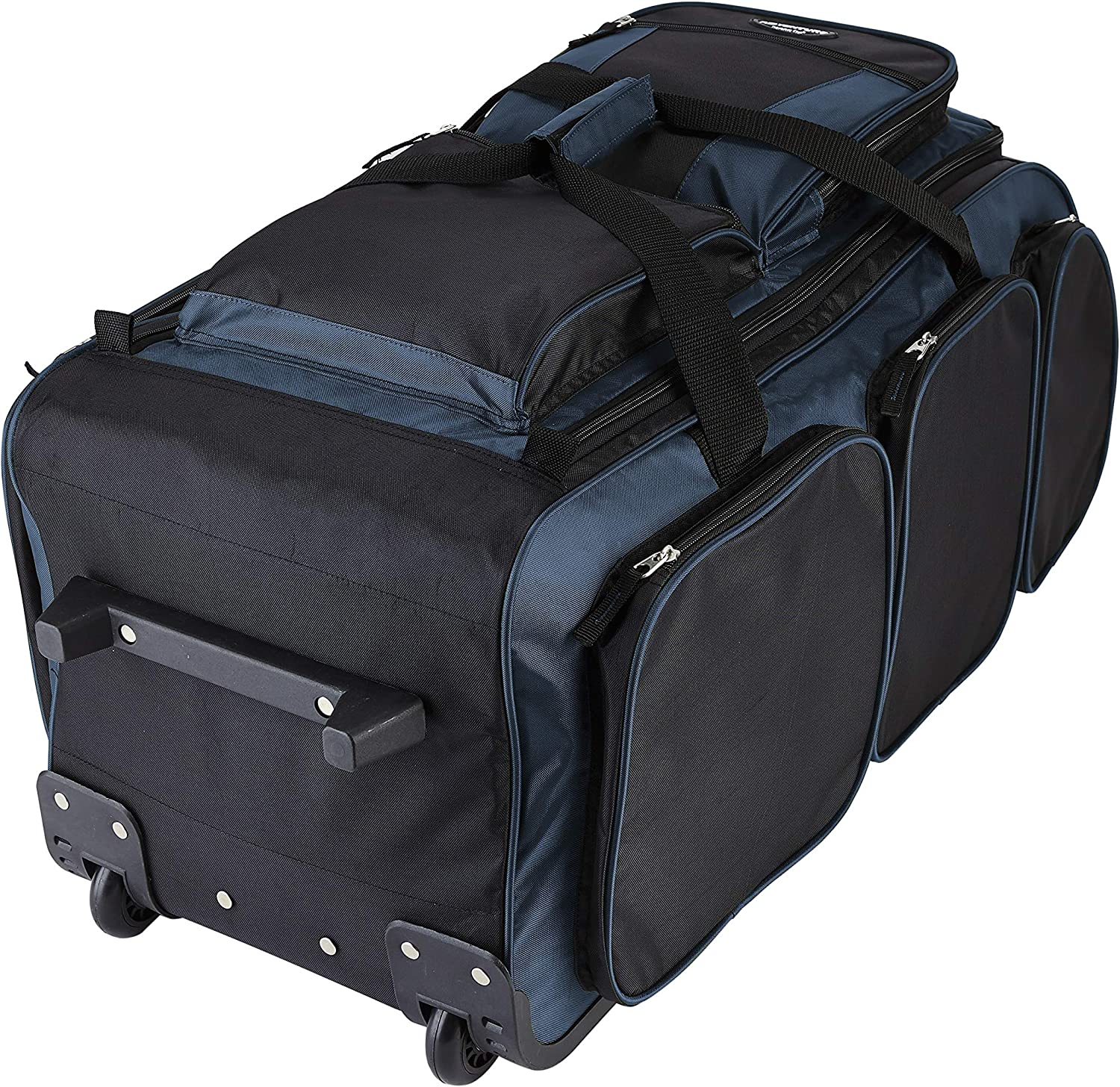 Travelers Club Xpedition 30 Inch Multi-Pocket Upright Rolling Duffel Bag - Image 4